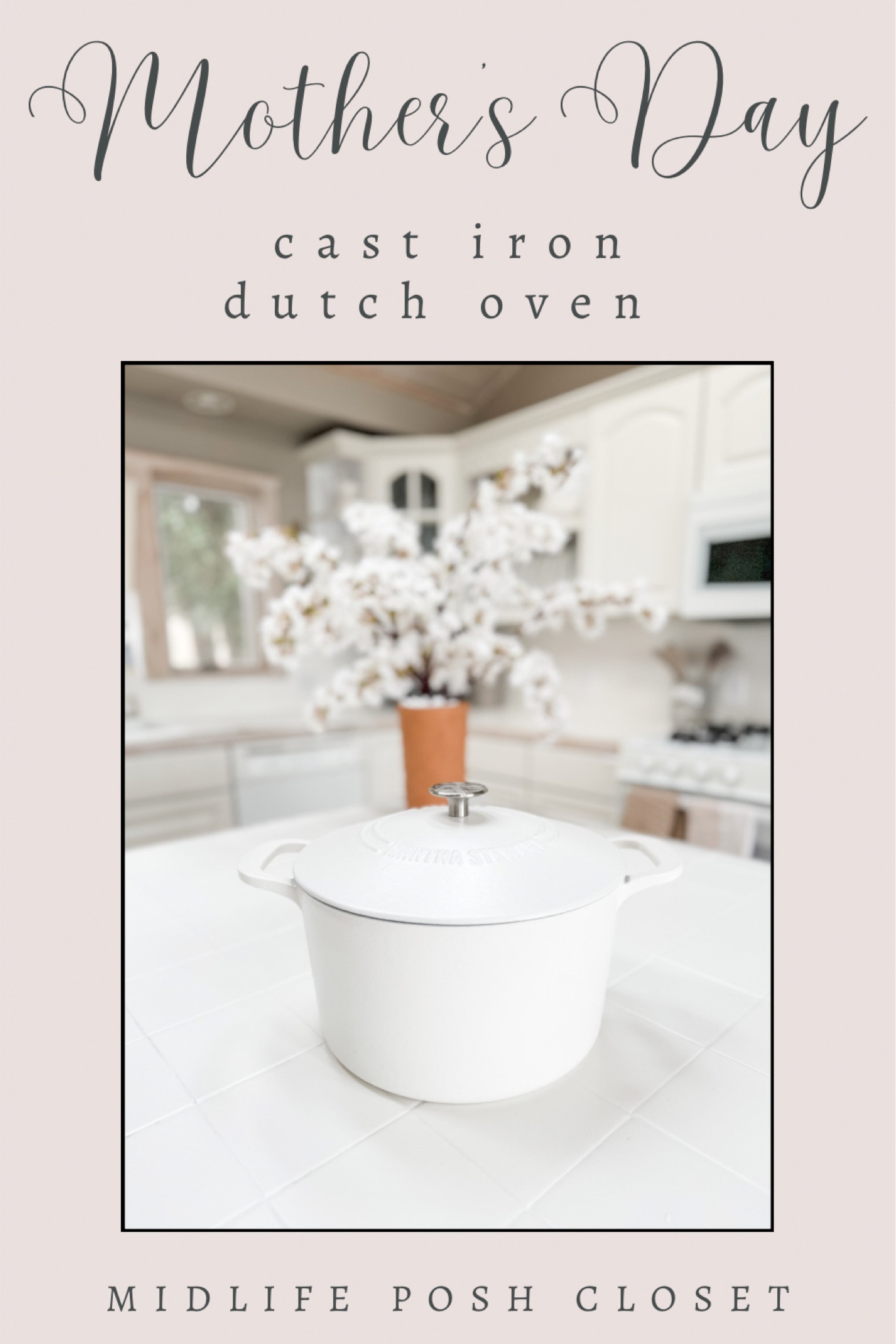 Mother’s Day gift: Martha Stewart cast iron Dutch oven

#LTKGiftGuide #LTKfindsunder100 #LTKhome