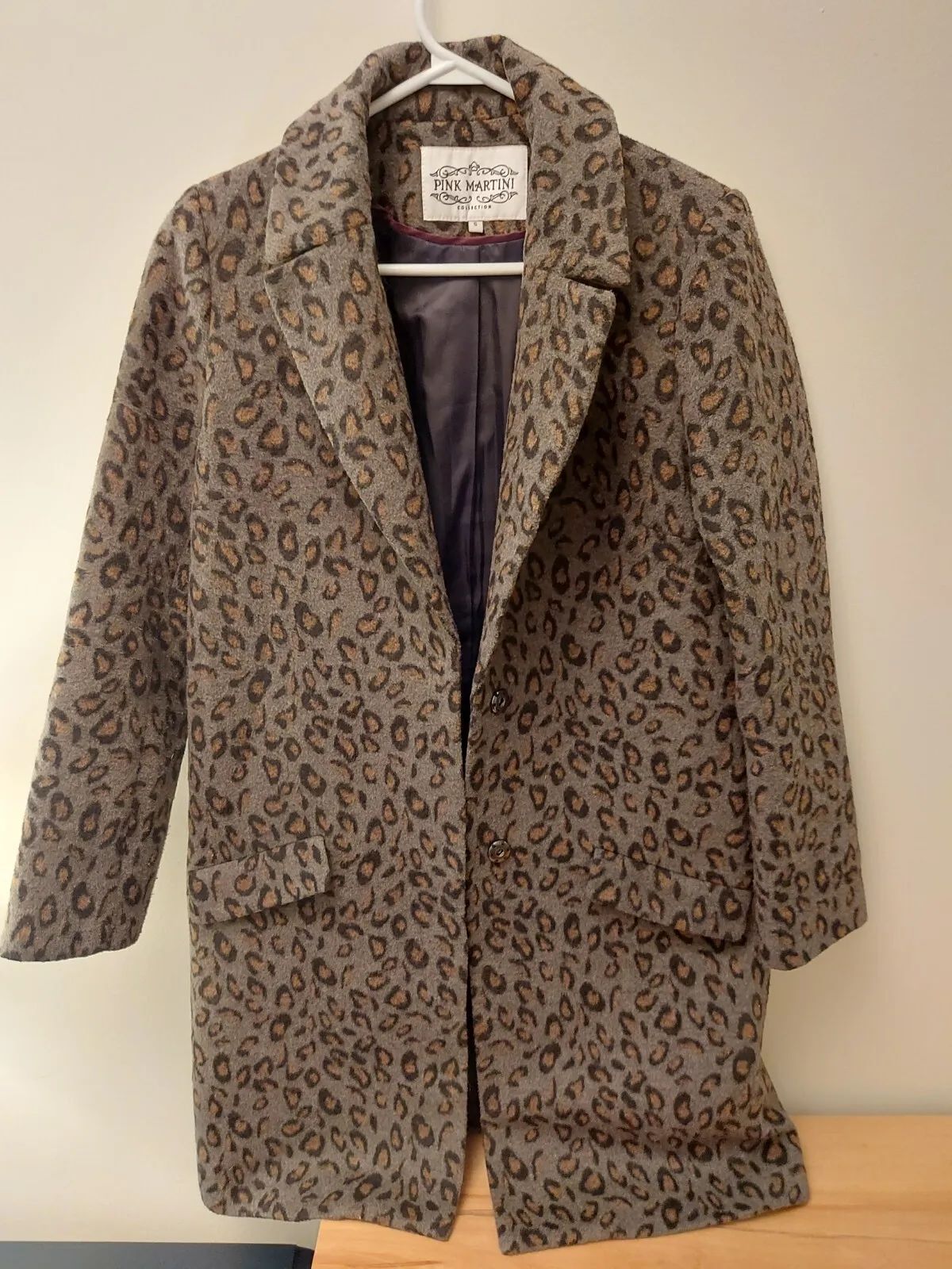 Pink Martini Women's Leopard Print Winter Trench Coat - Stylish & Warm | eBay CA