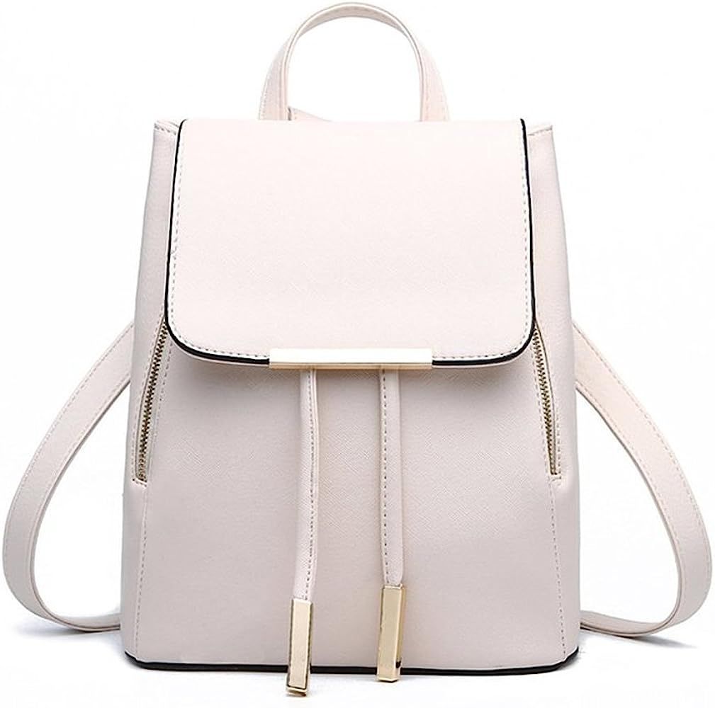 WINK KANGAROO Fashion Shoulder Bag Rucksack PU Leather Women Girls Ladies Backpack Travel bag | Amazon (US)
