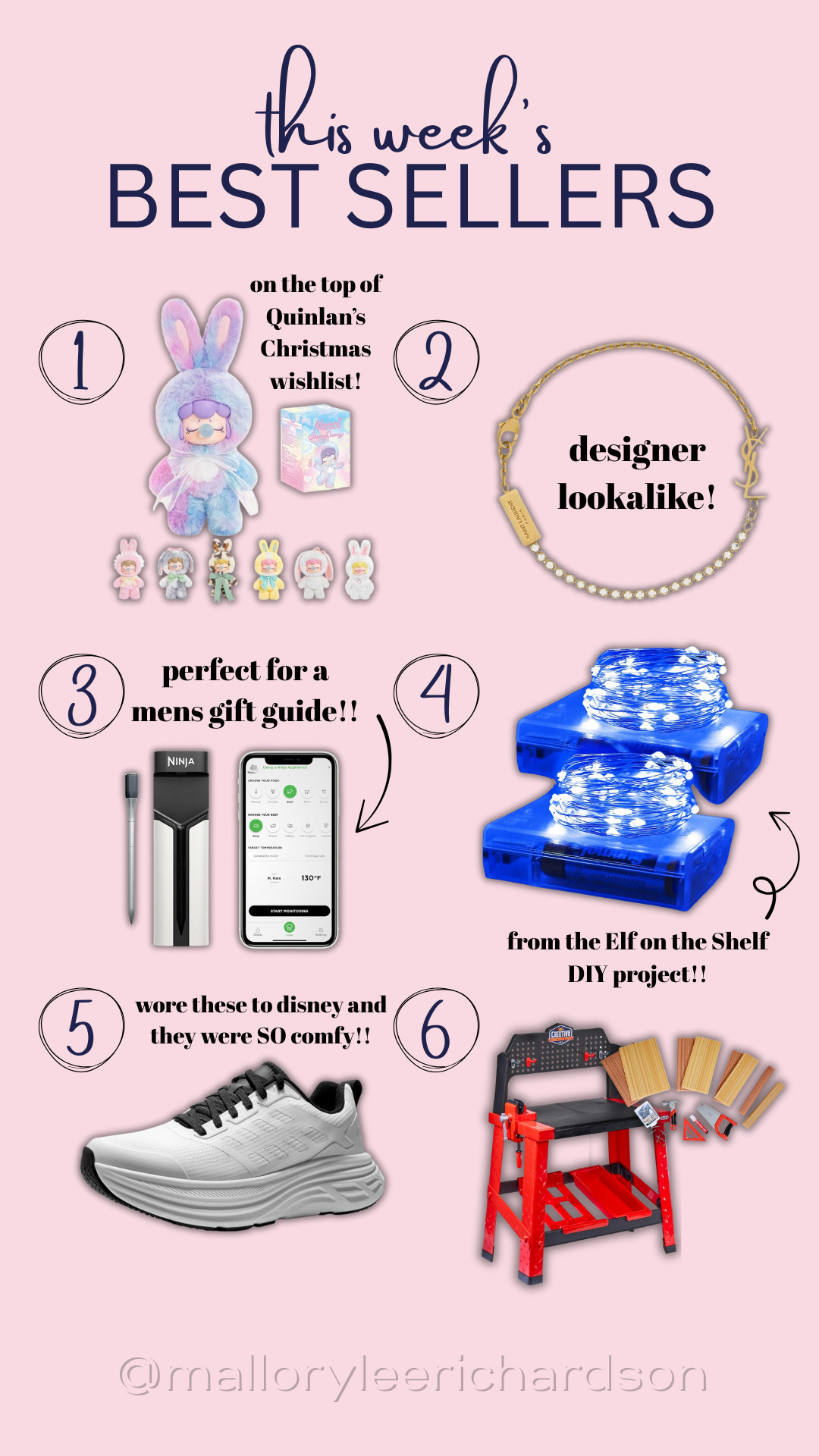 This week's best sellers

gift guide, kids gift guide, gift guide for her, mens gift guide, best sellers, top sellers, top finds, weekly finds, mallory lee richardson 

 #LTKGiftGuide #LTKSaleAlert #LTKFindsUnder100
