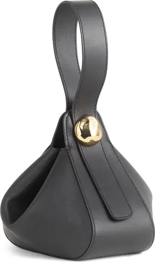 The Sculpted Metal Wristlet Bag | Nordstrom