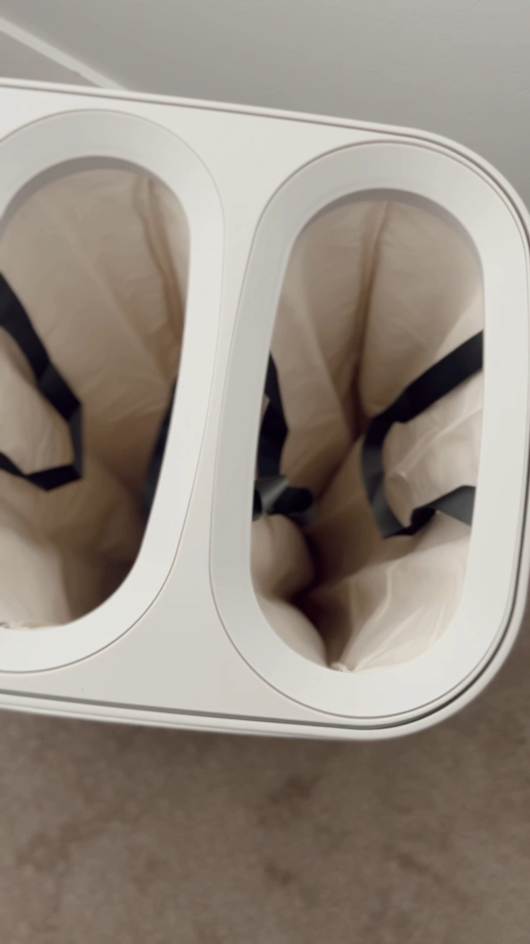 This has been so helpful to have the laundry already separated before going to the laundry room. You can separate it by child if they share a room, colors, or fabrics. 

#LTKFindsUnder100 #LTKHome #LTKFamily