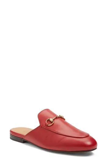 Women's Gucci Princetown Loafer Mule, Size 10US / 40EU - Red | Nordstrom