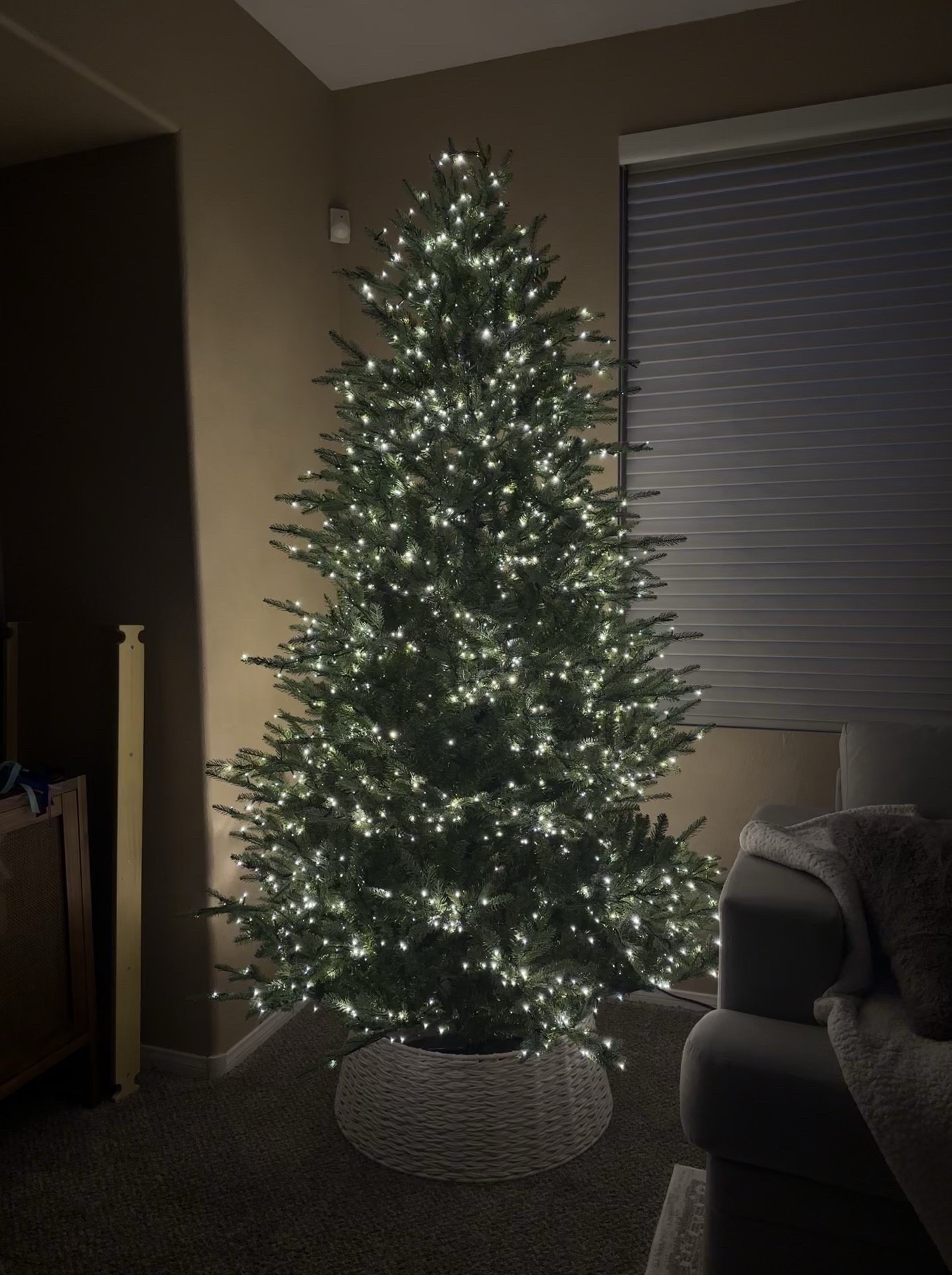 Our second year putting this tree up and it’s still so easy! The twinkling lights get me every time and it will sell out. Linking the exact tree as well as a couple similar options if it sells out! I have 9ft ceilings and have the 7.5 ft because we put a tree topper on it! 

Christmas tree, viral Christmas tree, twinkling Christmas tree, Christmas decor, holiday decor, affordable holiday decor

#LTKSeasonal #LTKHome #LTKHoliday