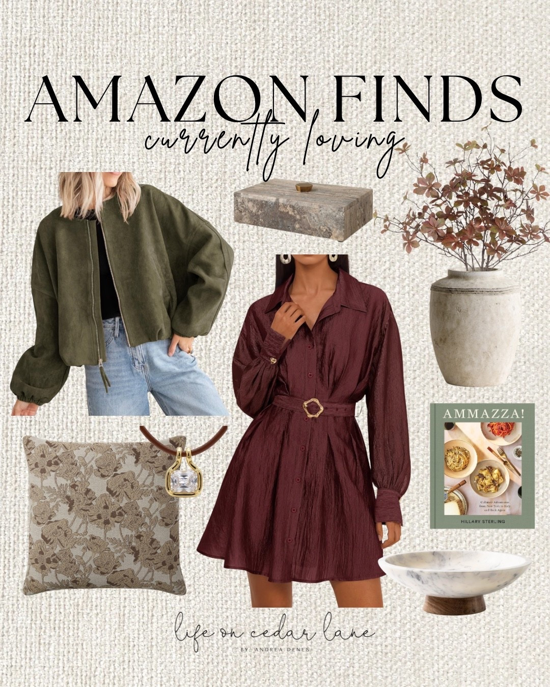 Loving these cozy Amazon finds! Perfect for autumn. #fallstyle #amazonlove

#LTKOver40 #LTKSaleAlert #LTKHome
