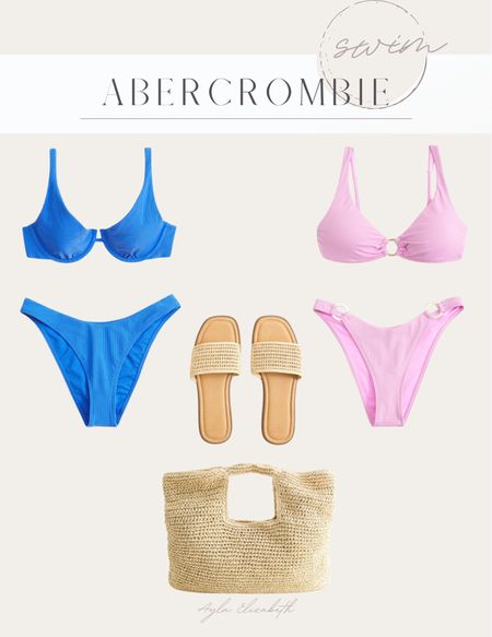 Abercrombie swim! I am obsessed with all of their swimsuits right now. They are perfect for spring break, summer trips, resorts, etc. 

#LTKSpringSale #LTKSeasonal #LTKswim