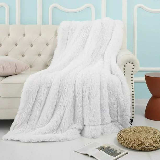 CPDD Fluffy Throw Blanket for Bedroom, 60 ''x 80'' Warm Shaggy Faux Fur Blanket Sherpa Blanket fo... | Walmart (CA)