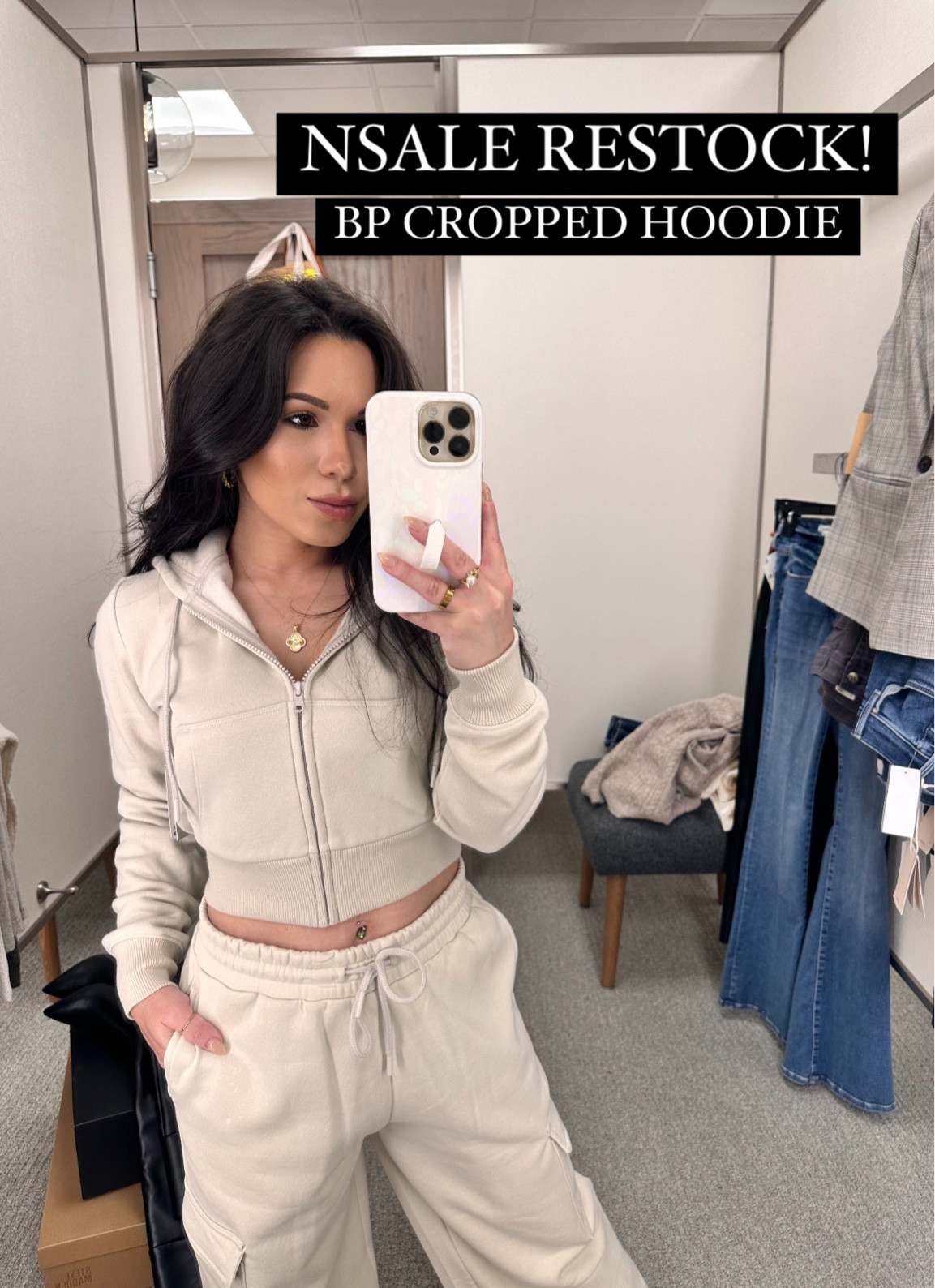 Nsale cropped hoodie has been restock in all sizes/colors! Wearing size xxs 

#Nsalr, Nsale 2024, Nordstrom anniversary sale

#LTKFindsUnder50 #LTKBacktoSchool #LTKxNSale