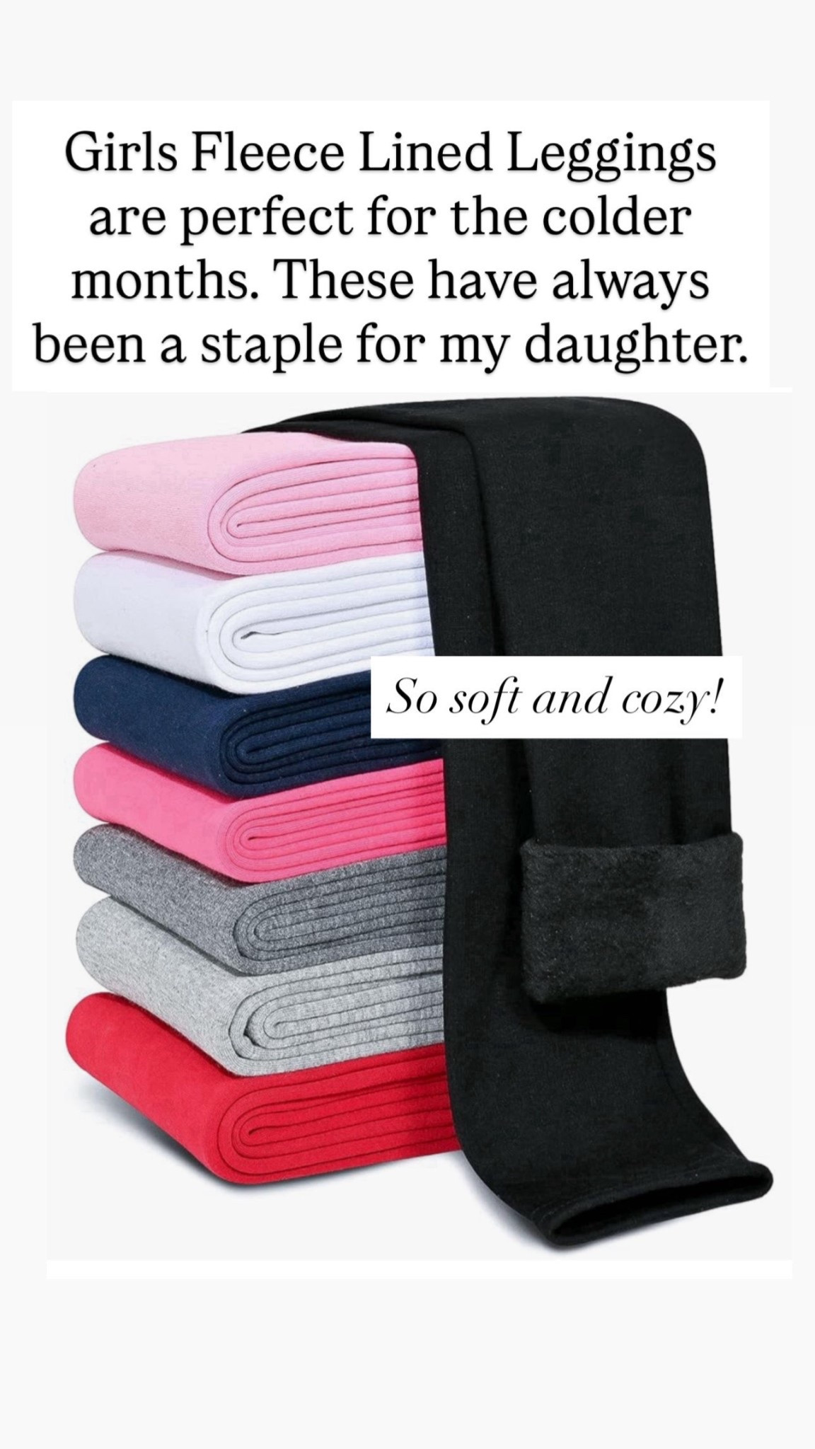 Girls fleece lined leggings 

#LTKKids