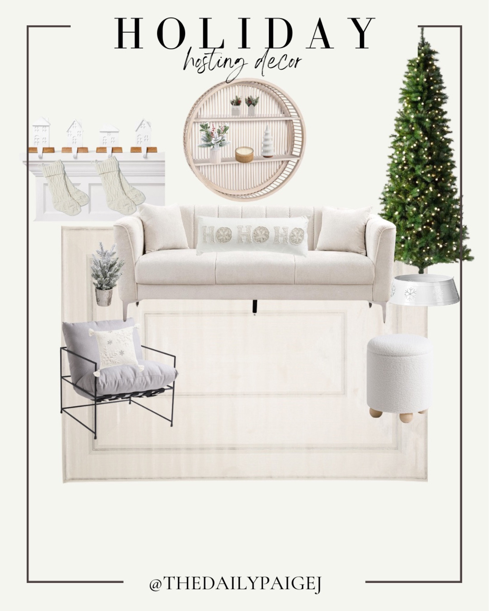 Are you hosting this holiday season or looking for a Christmas tree? These holiday decor picks are my favorite from stocking holders to pillow for your Christmas decor, there’s a simple way to minimalisticly decorate from Christmas. Also, I love these Burrell Christmas decorations that could easily have color with them if you added garland. 

Holiday decor, Christmas decor, Christmas tree, Christmas stockings

#LTKHoliday #LTKGiftGuide #LTKhome