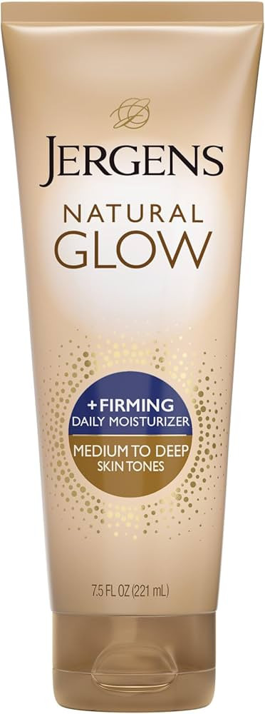 Jergens Natural Glow + Firming Daily Moisturizer Medium to Tan Skin Tones 7.5oz | Amazon (US)