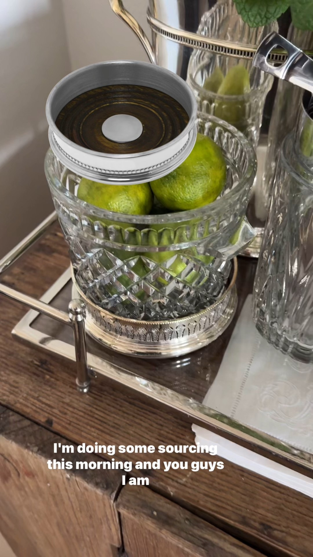 I am so excited that I found this wine coaster and had to share it with you!! 