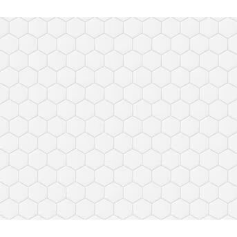 Satori Hudson Brilliant White Matte 11-in x 12-in Matte Porcelain Hexagon and Wall Tile (0.93-sq.... | Lowe's