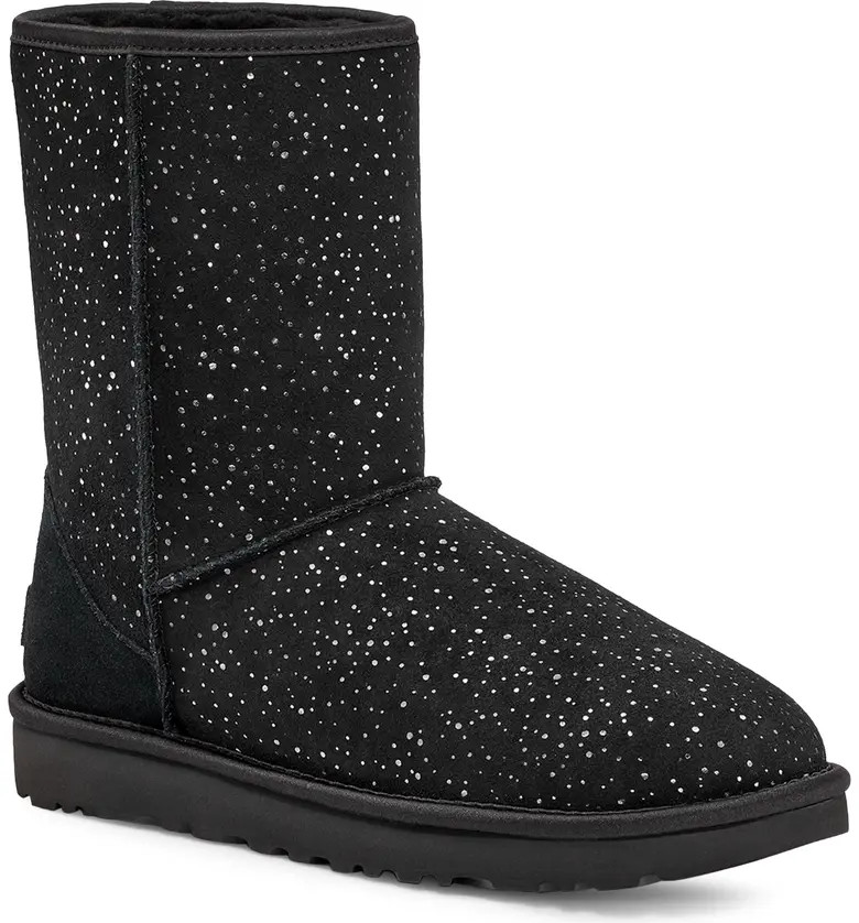 Classic Short Metallic Spots Boot | Nordstrom