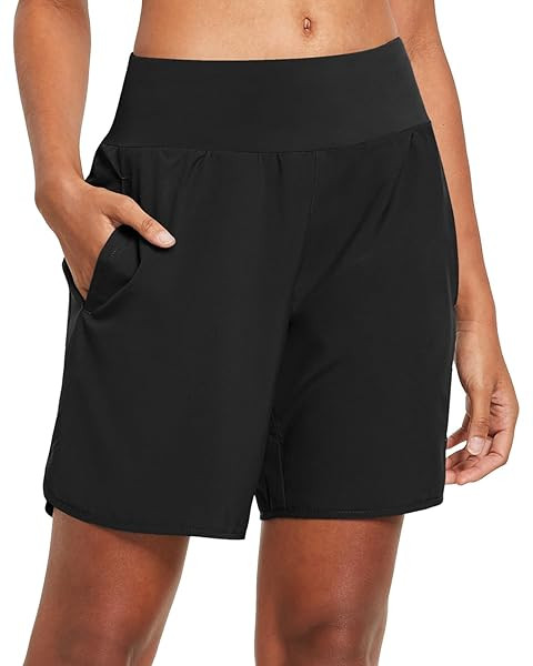 donhobo Womens Running Gym 2 in 1 Sports Shorts with Pockets,Breathable Quick Dry Fitness Shorts ... | Amazon (UK)