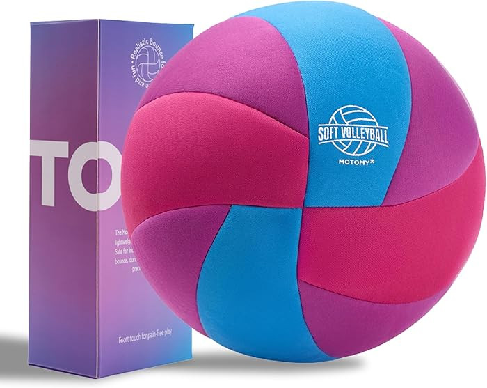 MOTOMY™ Soft Volleyball, Pain-Free Indoor Training Ball for Kids & Youth, Extra Soft Surface wi... | Amazon (US)