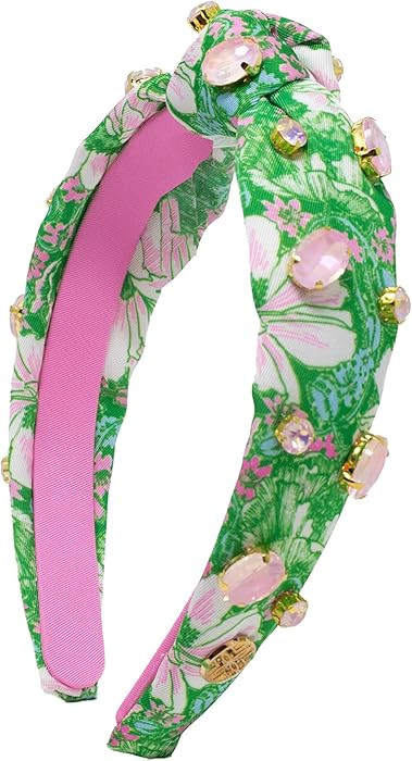 Lilly Pulitzer Small Embellished Slim Knot Headband for Girls, Colorful Knotted Headband, Cute Ha... | Amazon (US)