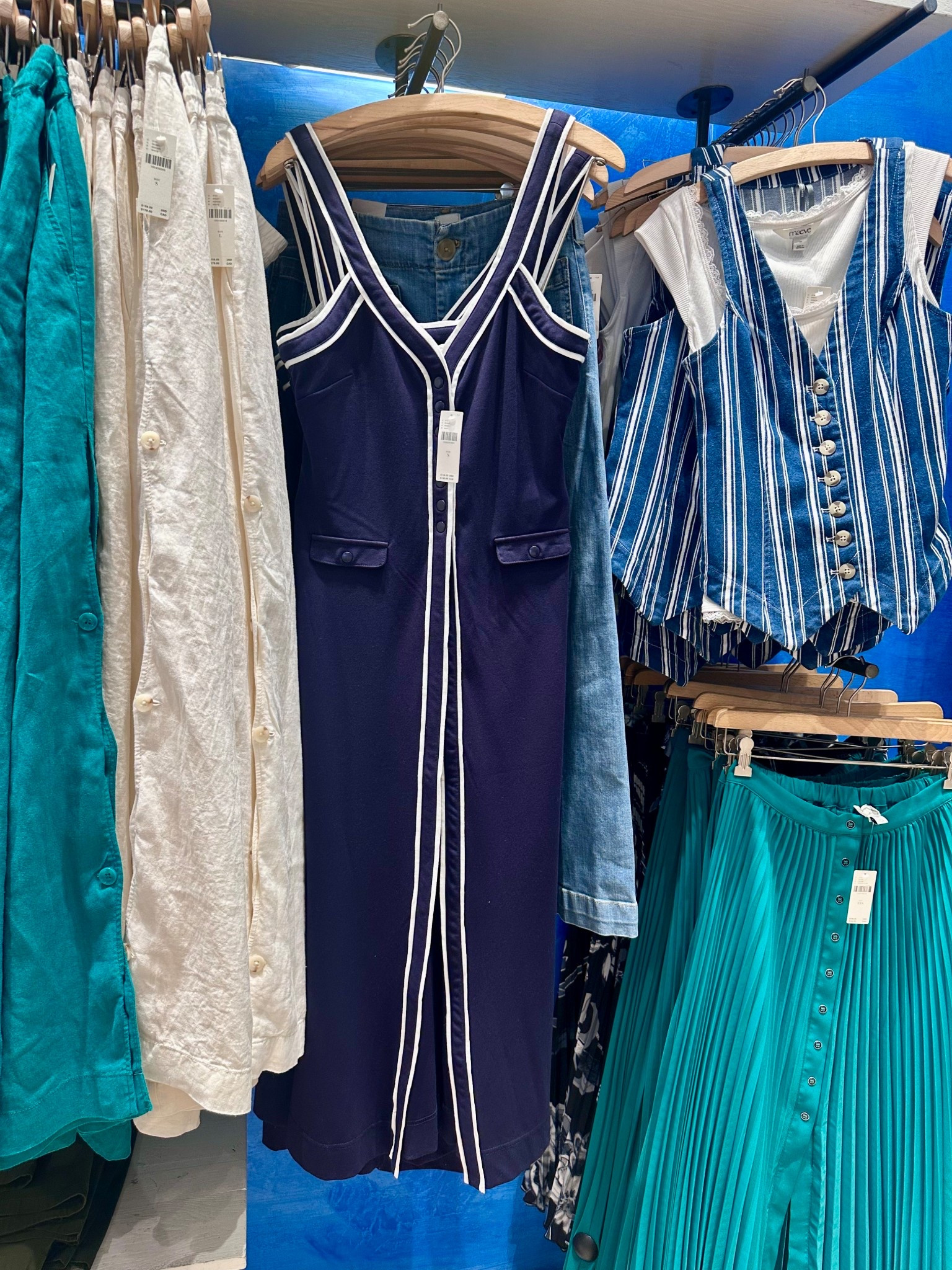 Obsessed with this nautical inspired midi dress 

Spring dress | navy dress | midi dress | Anthropologie dress | spring outfit 

#LTKgrwm #LTKootd #LTKSeasonal