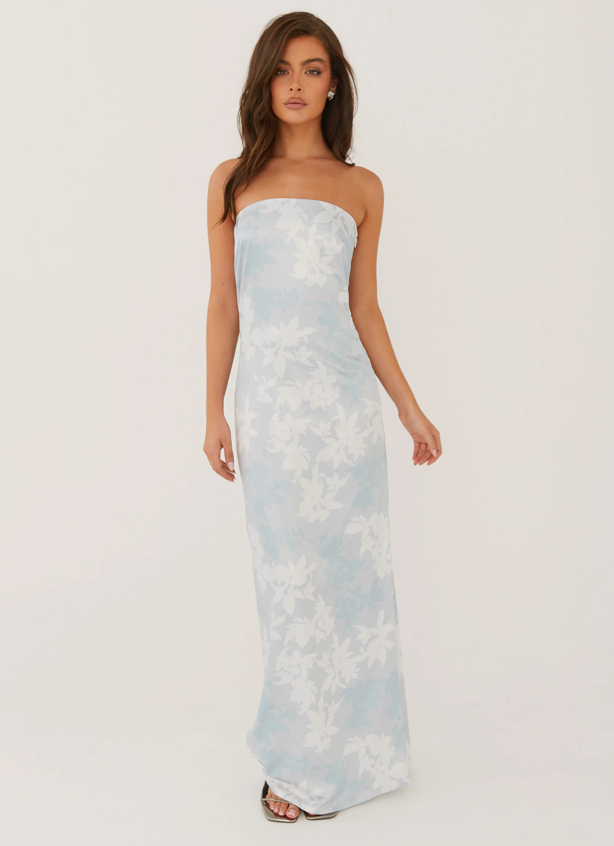 Love Me More Maxi Dress - Blue Blossom | Peppermayo (Global)