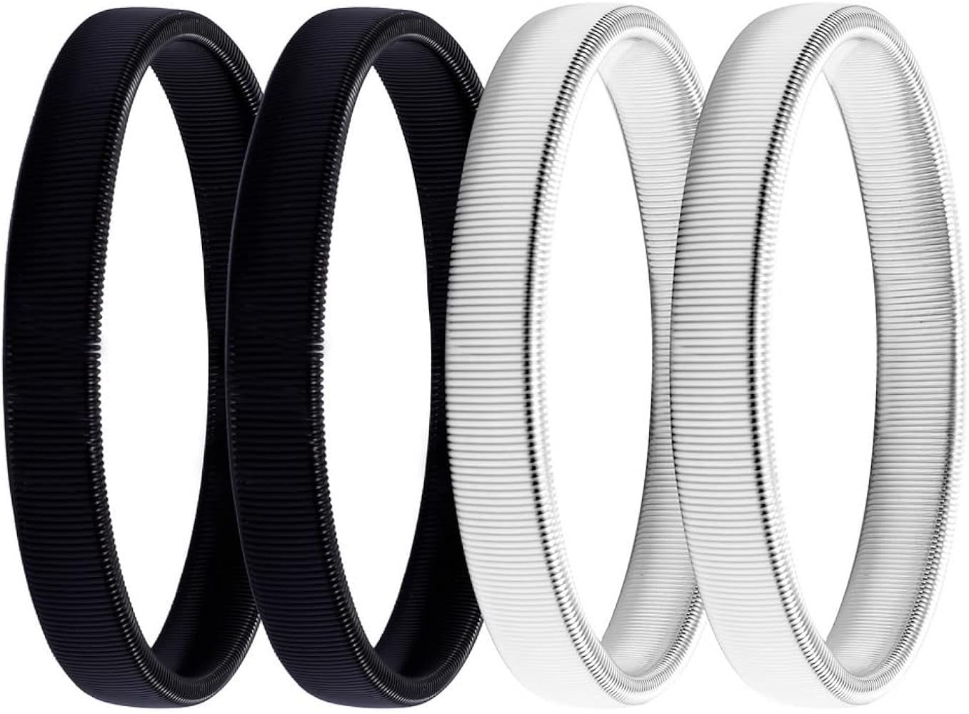 4 Pcs Shirt Sleeve Holders,Adjustable Anti-slip Metal Stretchy Garter Elastic Armbands | Amazon (UK)
