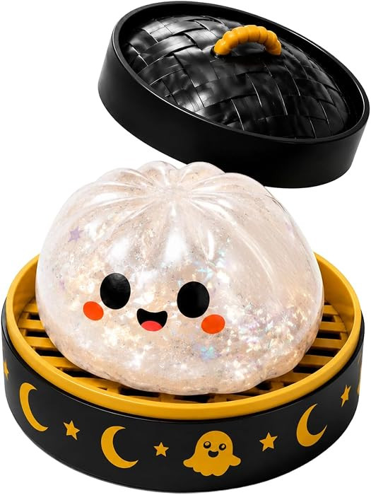 Halloween Squishy Dumpling Pumpkin Ghost Ball (White) | Amazon (US)