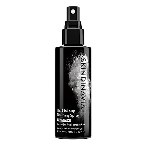Skindinavia The Makeup Finishing Spray, Oil Control Makeup Setting Spray, All-Day Wear, Long-Lasting Up to 16+ Hours, Heat-Resistant & Waterproof, Fine Mist, 4.0 Oz | Amazon (US)