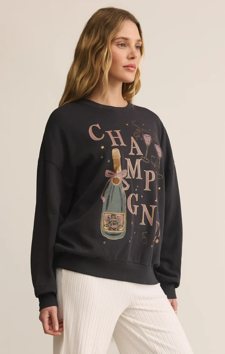Celebrate Champagne Sweatshirt | Z Supply