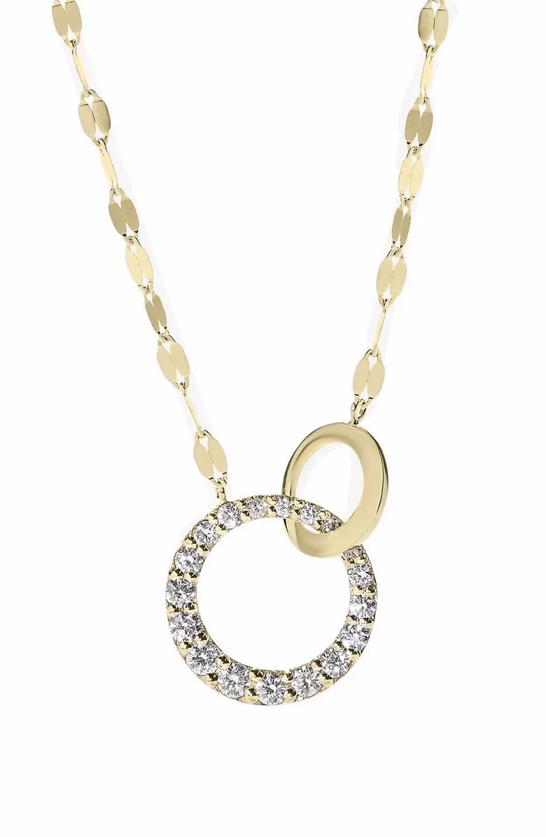 Diamond Interlocking Pendant Necklace | Nordstrom