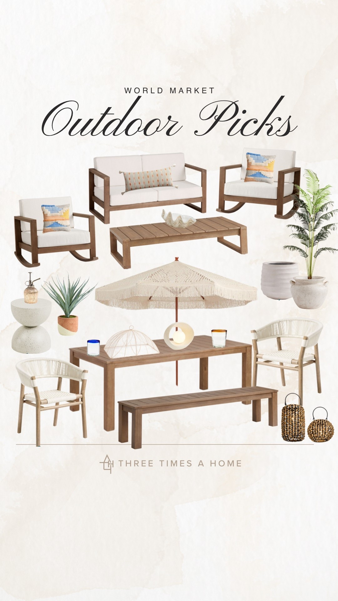 World Market outdoor picks ☀️ 

#LTKSeasonal #LTKStyleTip #LTKHome