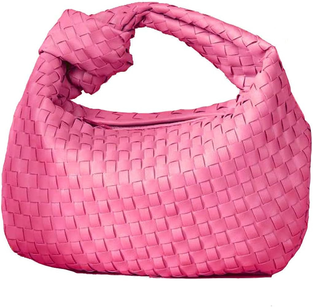 Womens Fashion Woven Bag Intrecciato Leather Bag Shoulder Bag Lady Crossbody Hobo Knotted Casual ... | Amazon (US)