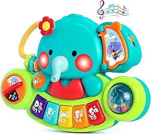 Baby Piano Toy 6 to 12 Months Light Up Music Baby Toys for 6 9 12 18 Months Early Learning Educat... | Amazon (US)