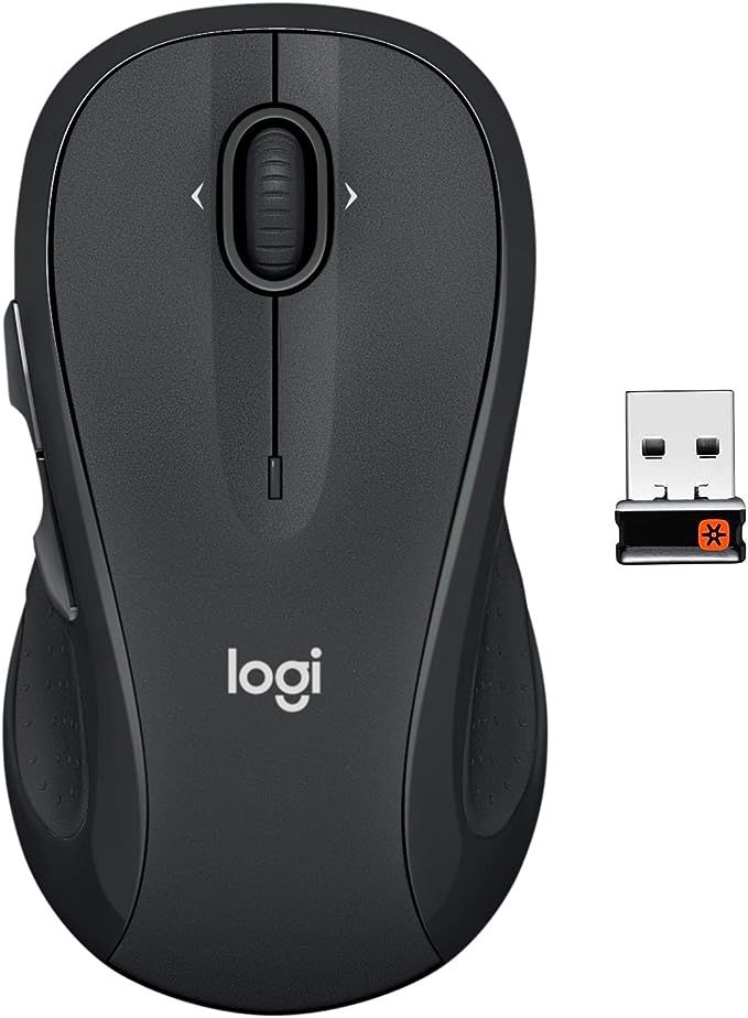 Logitech M510 Wireless Computer Mouse for PC with USB Unifying Receiver - Graphite | Amazon (US)