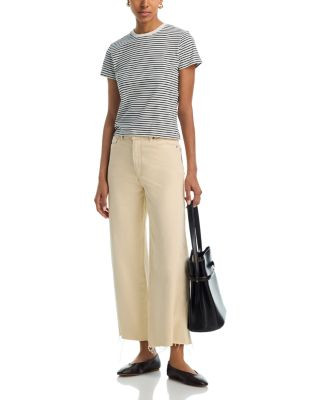 Anessa High Rise Wide Leg Jeans in Buttery Yellow | Bloomingdale's (US)