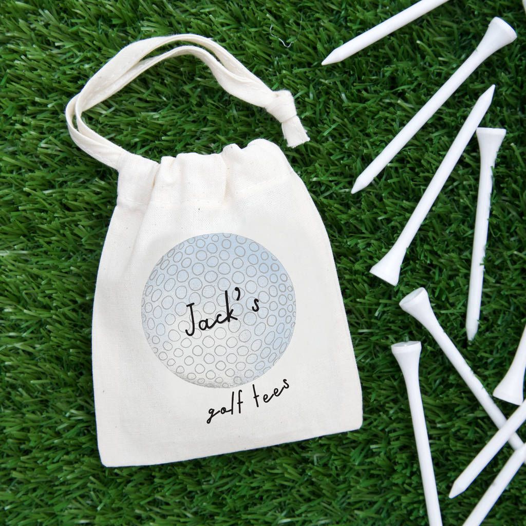 'Golf Ball' Personalised Bag Of Golf Tees | Not On The High Street