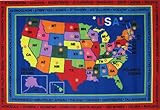 LA Rug State Capitals Rug 5'3"x7'6 | Amazon (US)