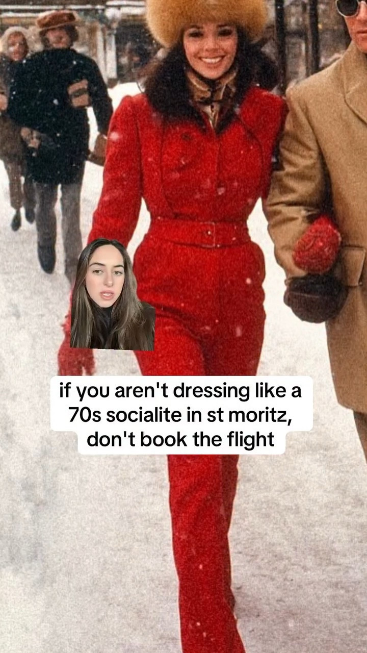 if you aren’t dressing like a 70s socialite in st mortiz, don’t book the flight #LTKStyleTip 

#LTKHoliday #LTKTravel