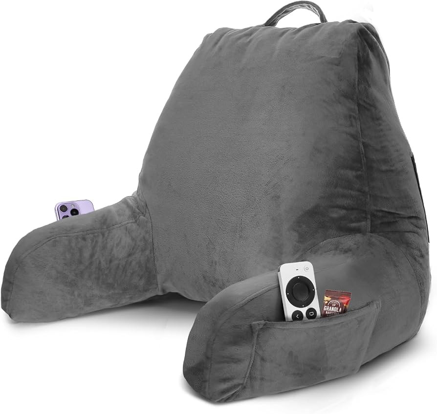 Nestl Reading Pillow with Shredded Memory Foam, Designed for Sitting Up in Bed and Couch, Back an... | Amazon (US)