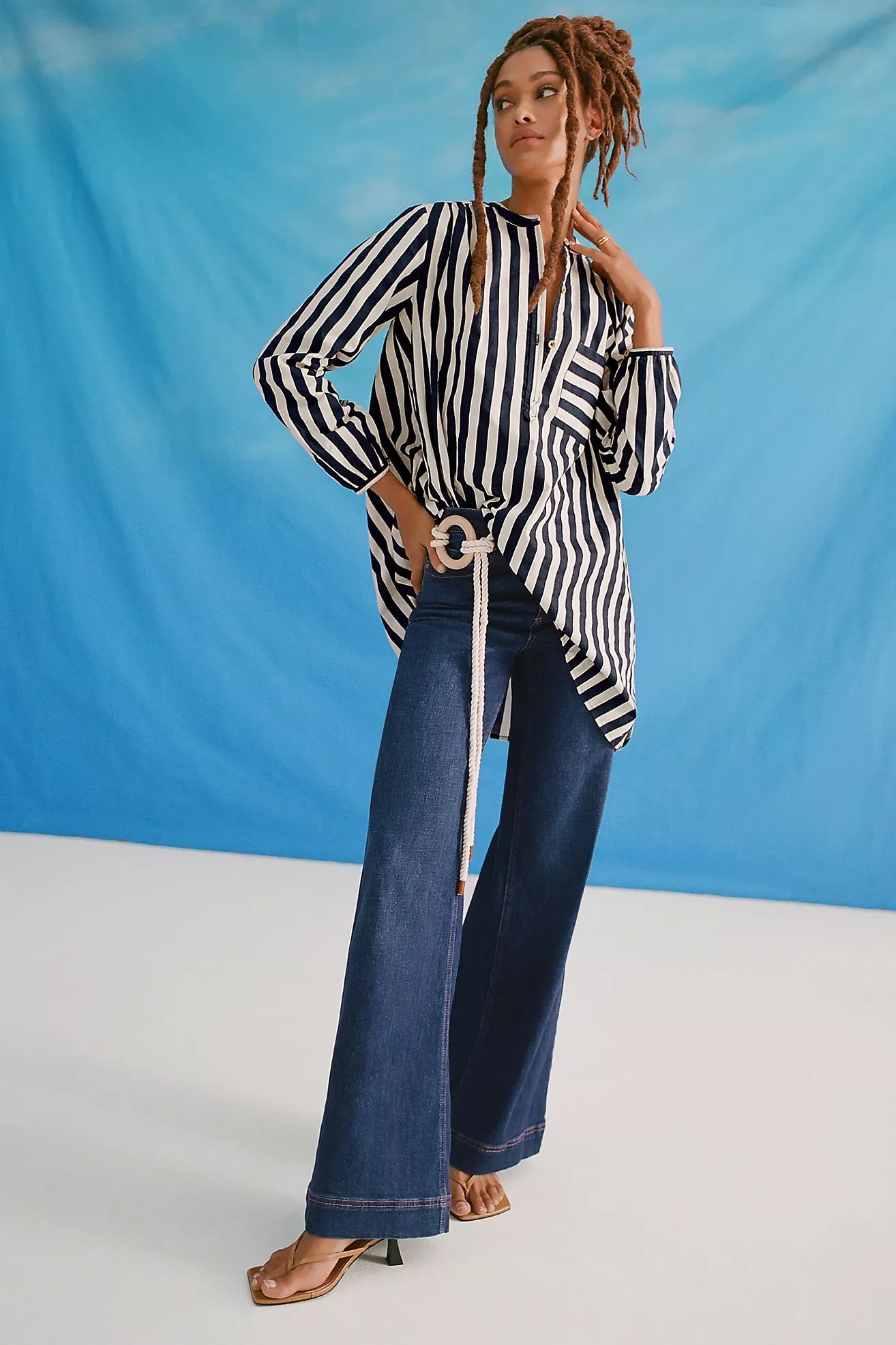 The Jada High-Rise Wide-Leg Jeans | Anthropologie (US)