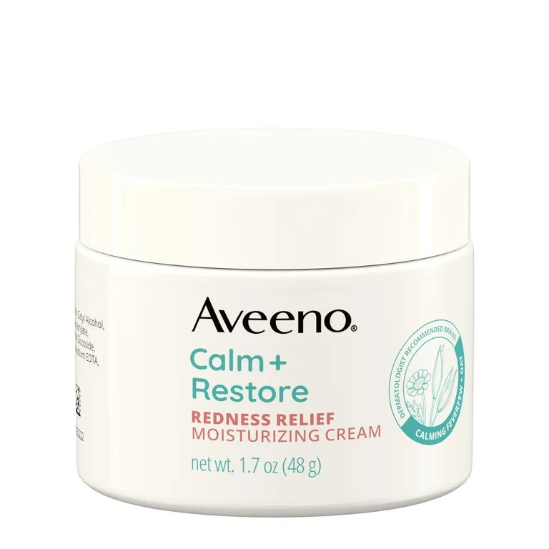 Aveeno Calm + Restore Redness Relief Cream, Face Moisturizer, 1.7 oz | Walmart (US)