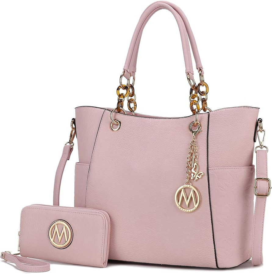 MKF Collection Tote Bag for Women, Handbag Set with Wallet-Top-Handle- Vegan Leather Purse | Amazon (US)