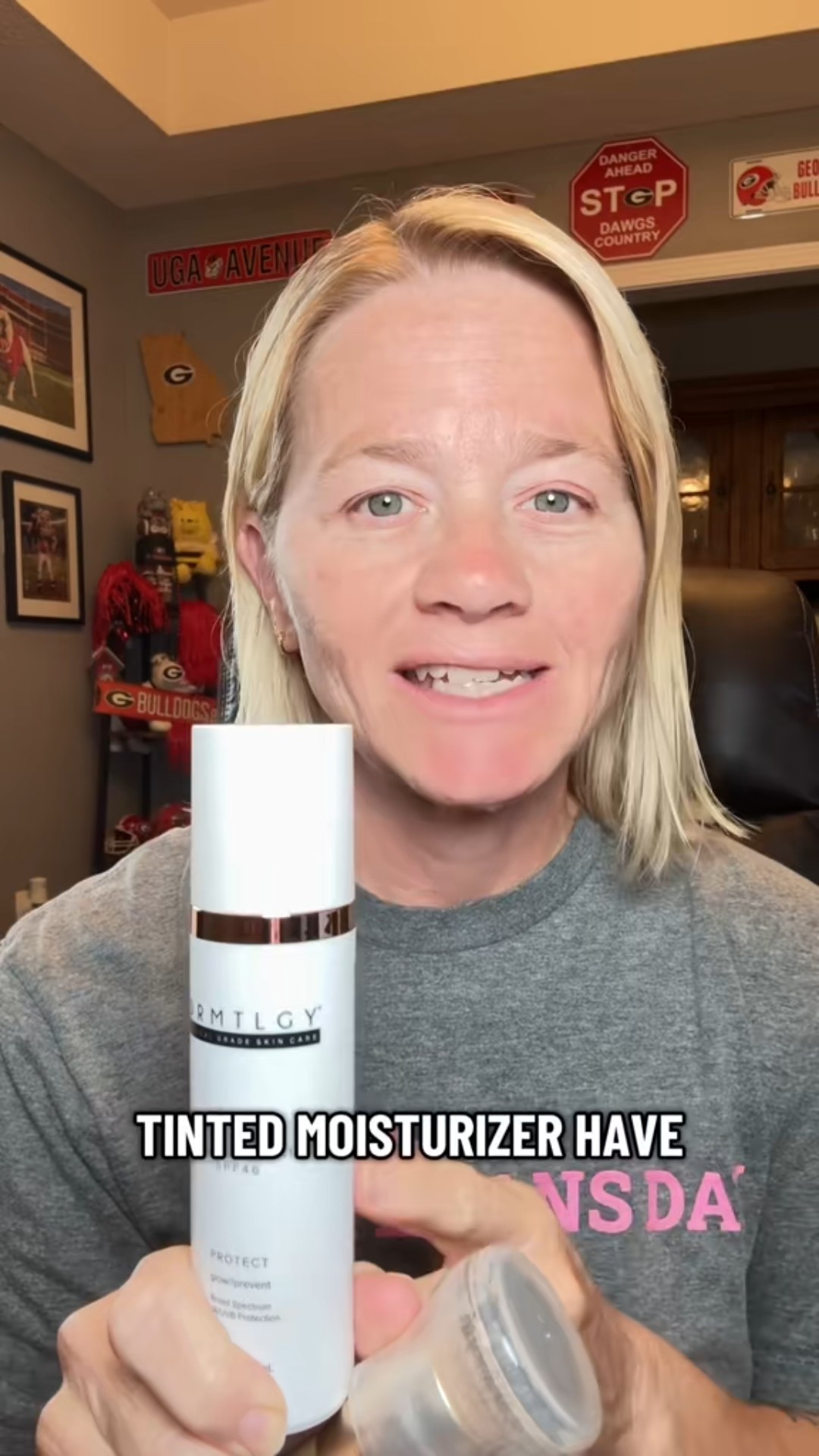 Drmtlgy tinted moisturizer with SPF 46. Leaves skin hydrated and feeling great 

#LTKOver40 #LTKBeauty