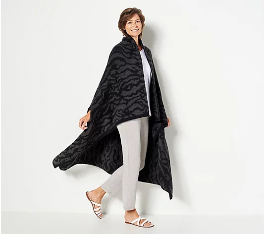Barefoot Dreams CozyChic Oversized Weekend Wrap | QVC