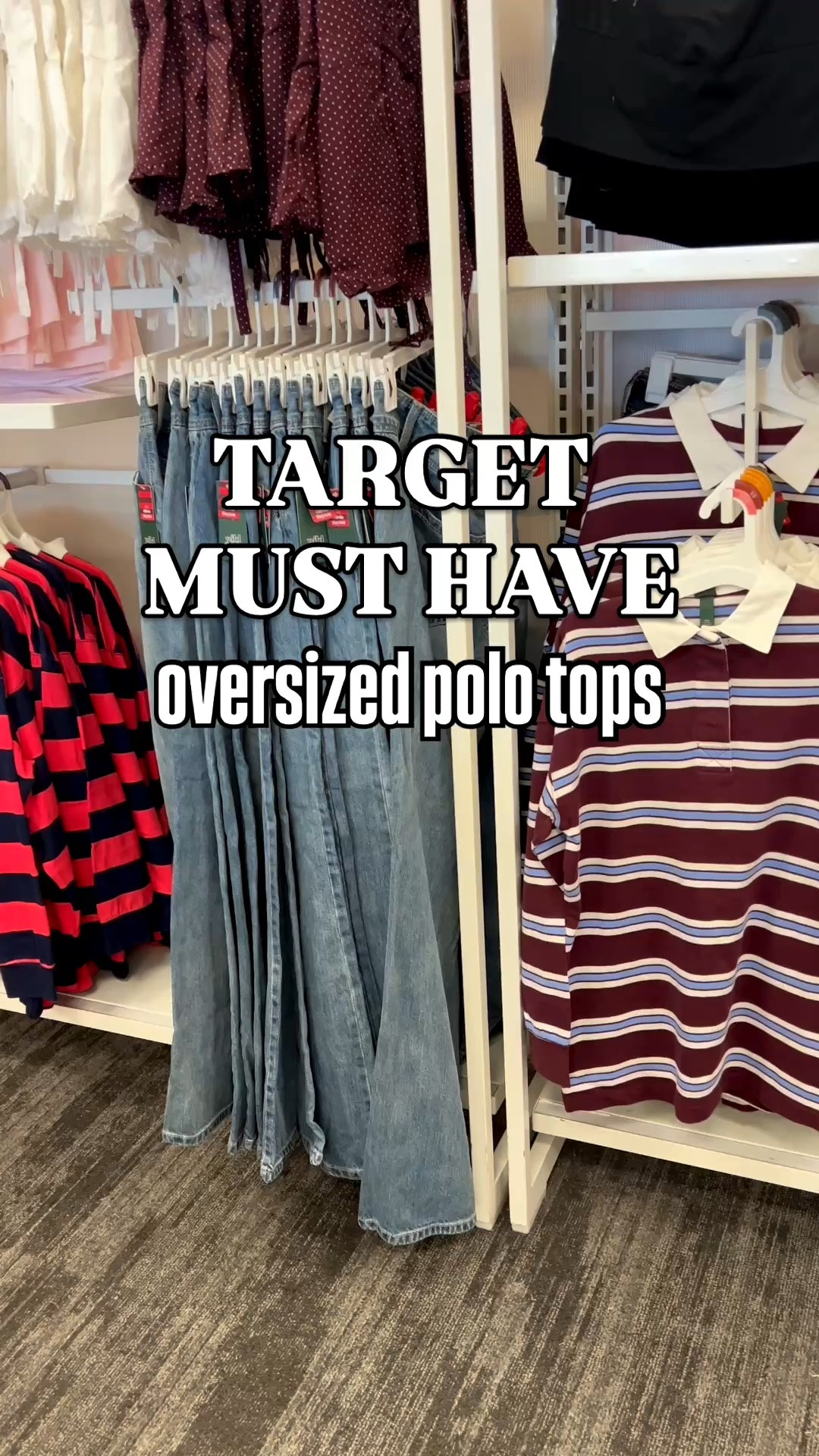 Oversized Target Polo Tops!

@Target

#LTKSeasonal #LTKgrwm #LTKootd