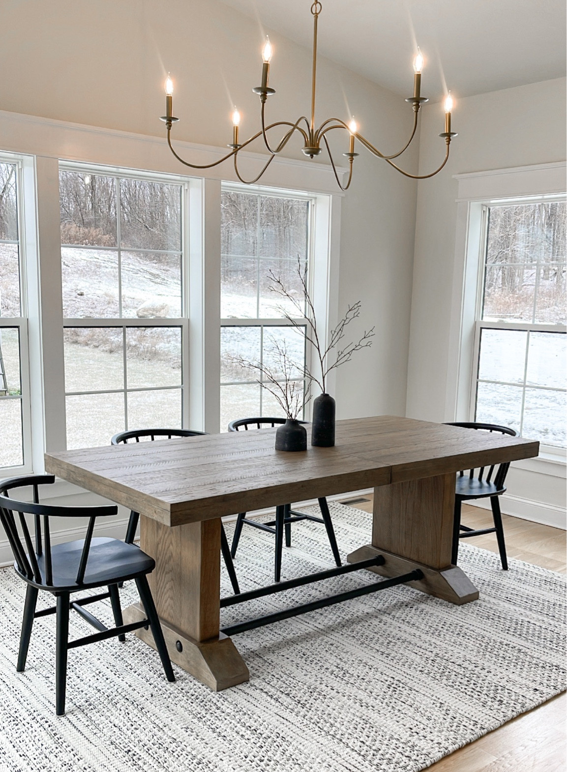 Dining area decor.
Dining table finish: Smoked Nutmeg 
Quality is 💯 and will last you forever 

#LTKhome #LTKSeasonal