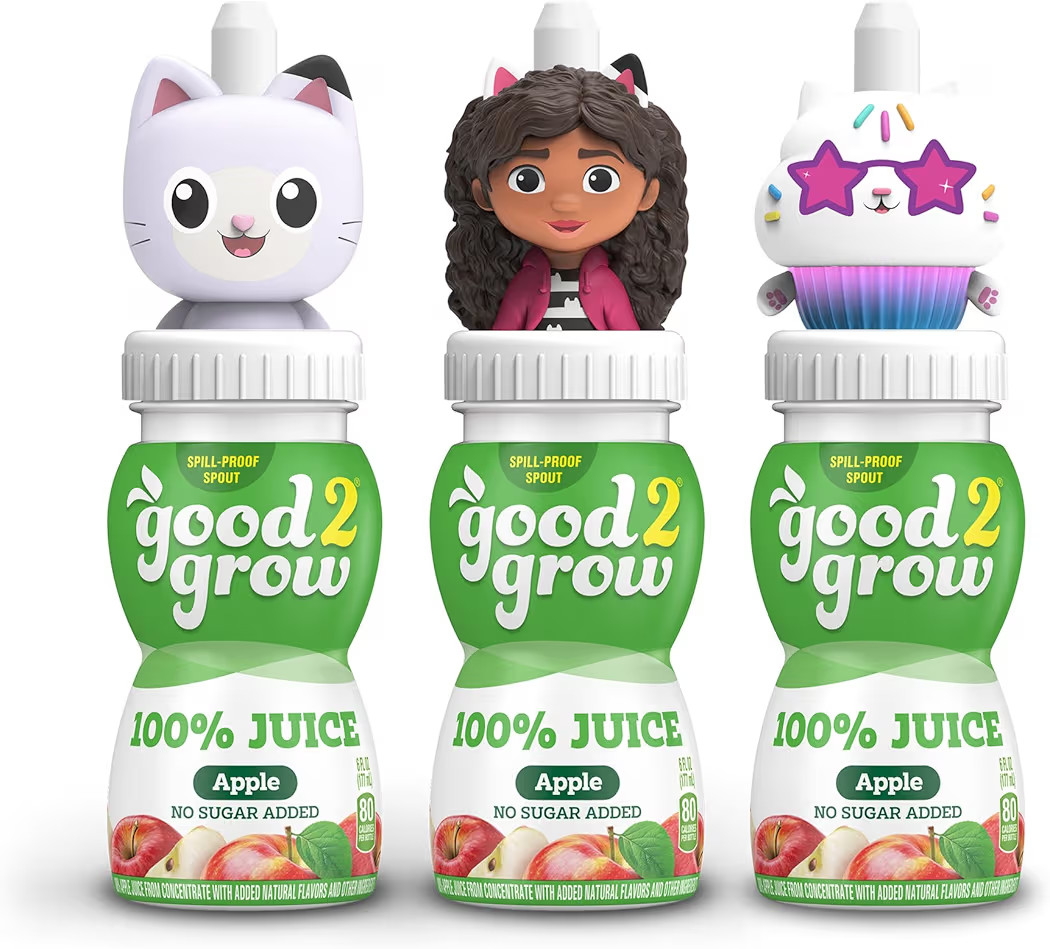good2grow Apple Juice - 100% Juice Drinks for Kids, Fruit Juice No Sugar Added, 6 Fl Oz Juice Bot... | Amazon (US)