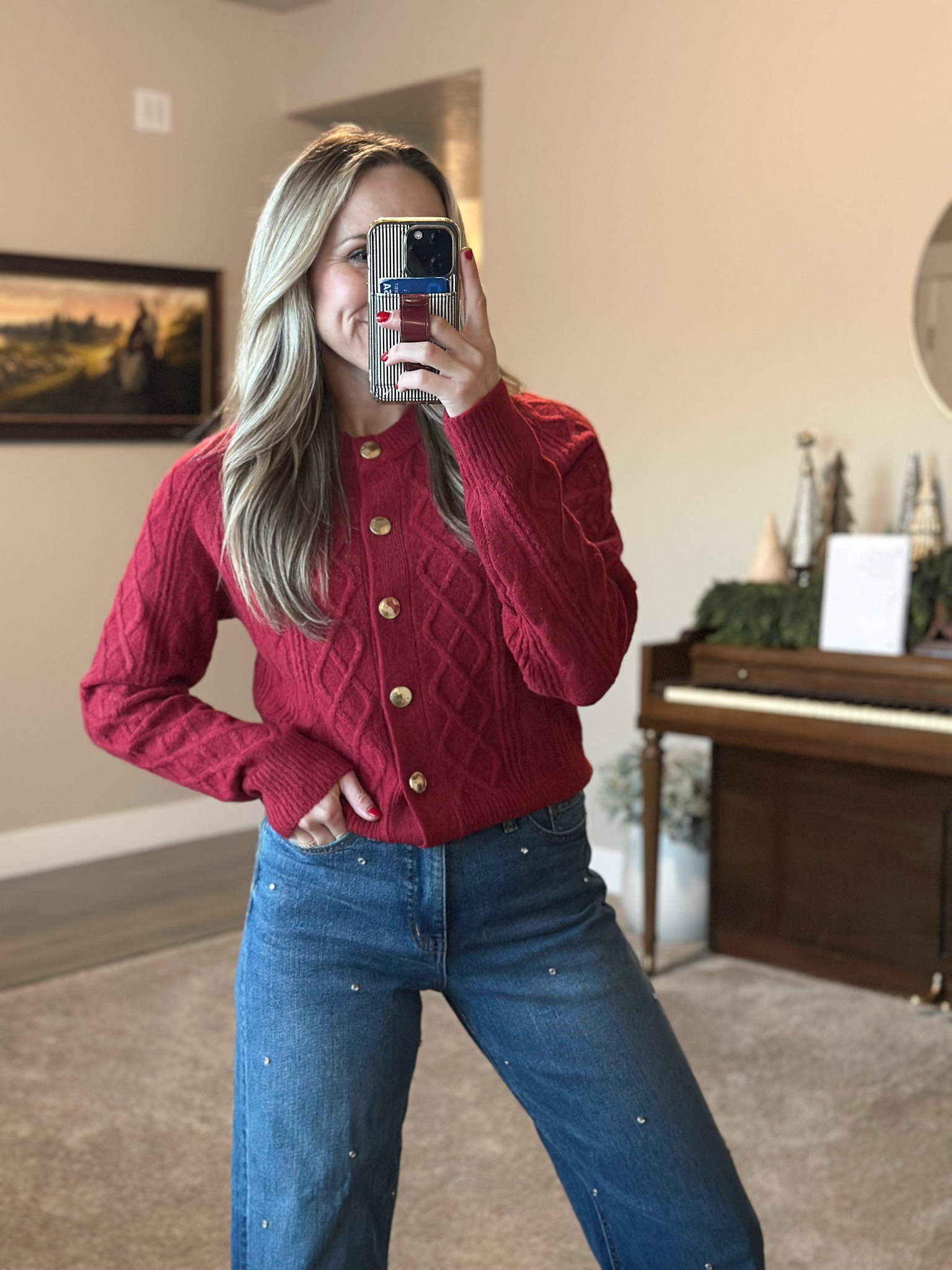 This red sweater from Target is absolutely perfect for the holidays!

Wearing a size small. True to size

#LTKGiftGuide #LTKHoliday #LTKSeasonal