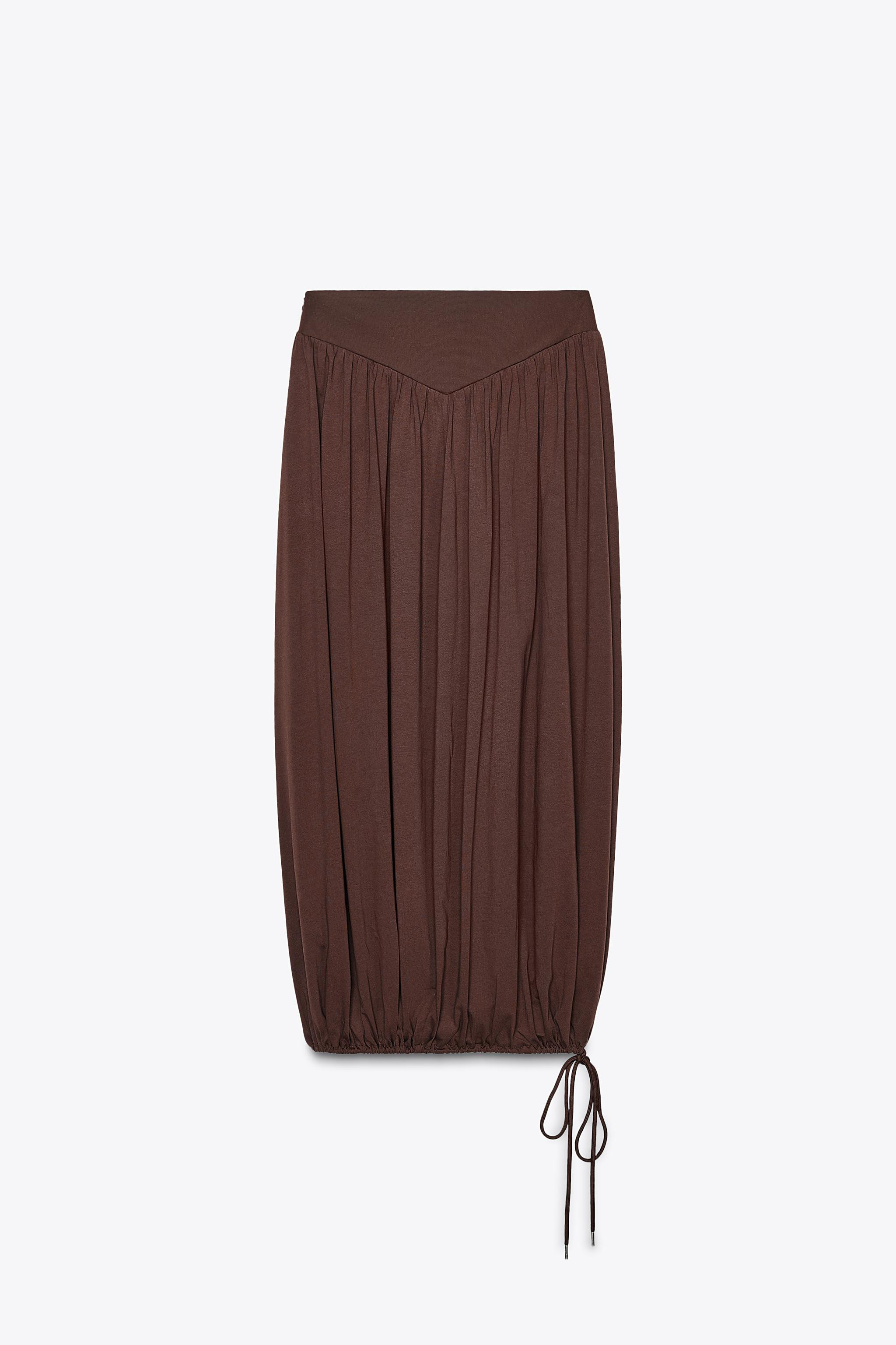 BALLOON MIDI SKIRT | Zara UK