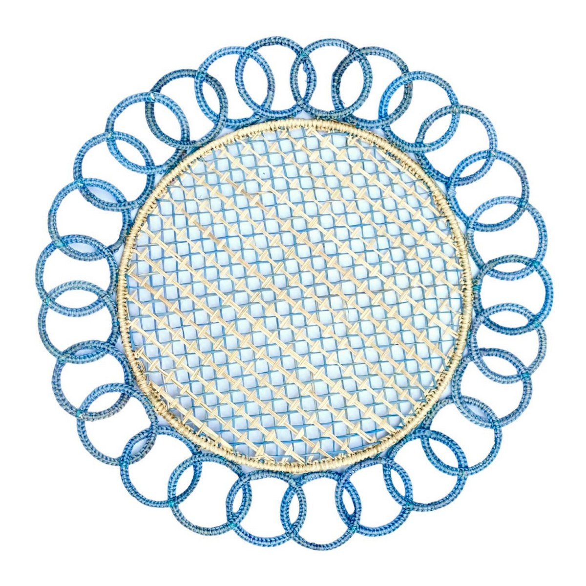 Amelia Placemat, Blue | Hammett