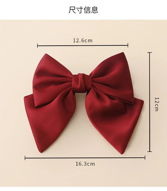 Burgundy Hair Clip Bow | AliExpress UK
