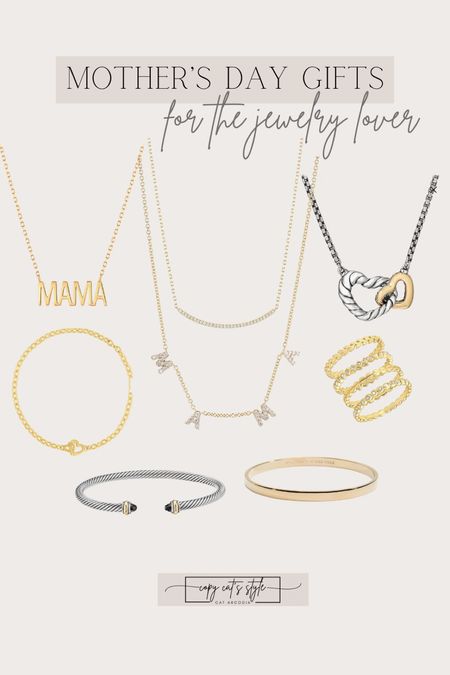 Mother's Day Jewelry gift ideas, mom jewelry, bracelets, necklaces, and rings for mom

#LTKbeauty #LTKstyletip #LTKGiftGuide